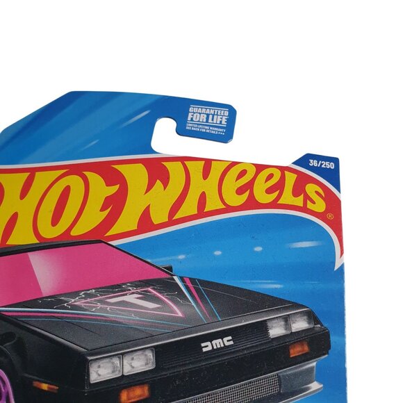 Hot Wheels HW Art Cars DMC Delorean Black Pink 36/250 Die Cast Car 5/10 - Picture 4 of 5
